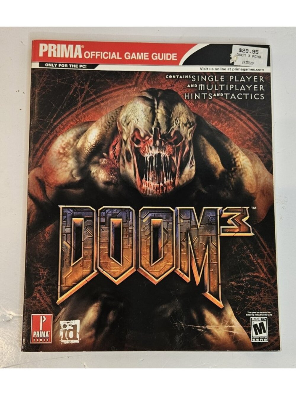 Doom 3 Official Game Guide Prima Games For PC